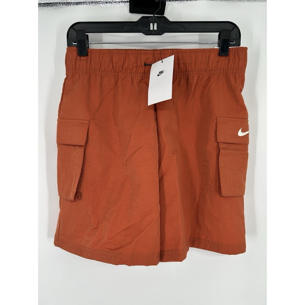 Nike Woven High Rise Cargo Shorts Nylon 5" 5 Inch Inseam DM6247-825 Womens Small